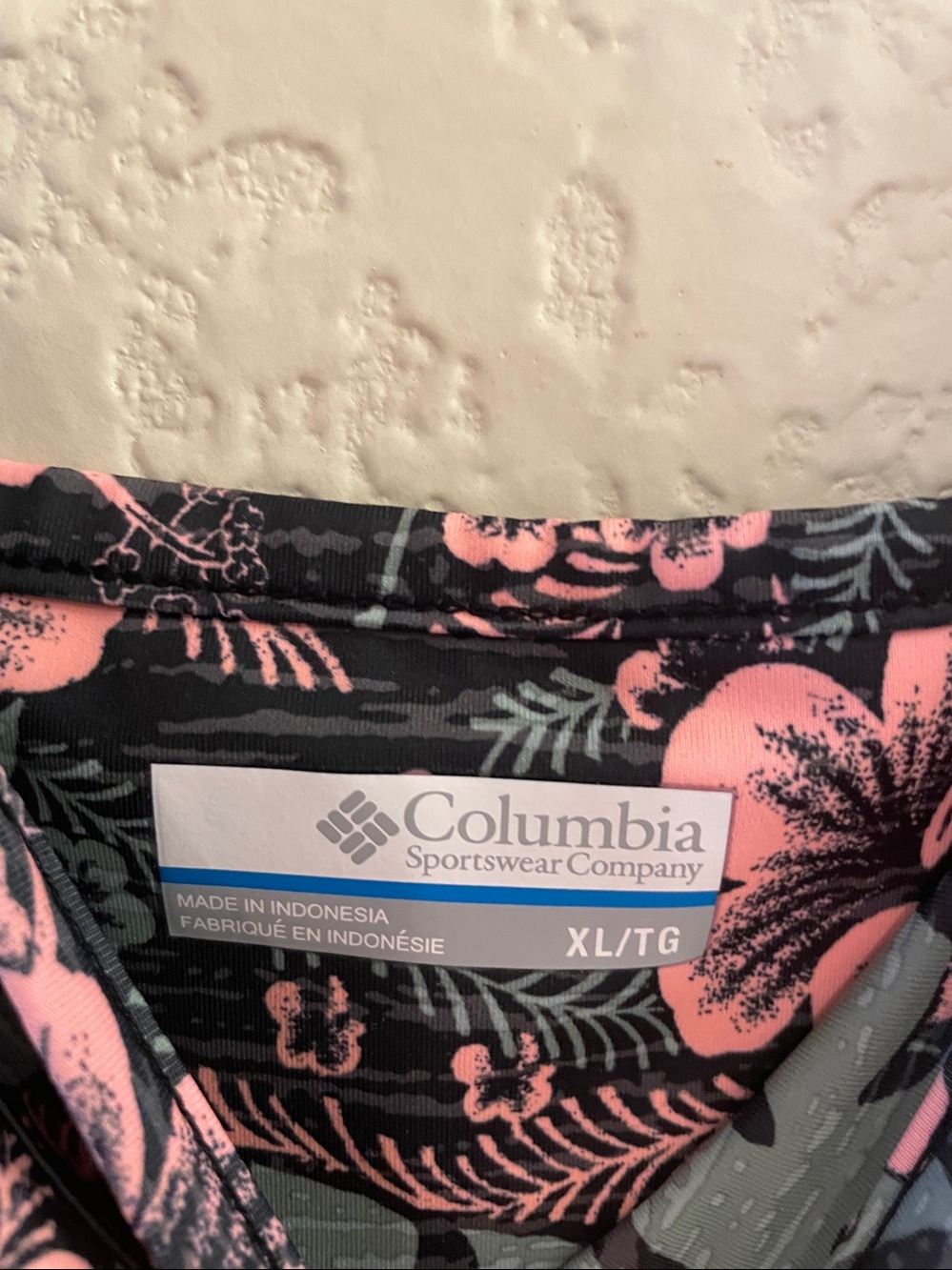 Columbia Pink and Teal Floral Tank Dress - Picture 2 of 6